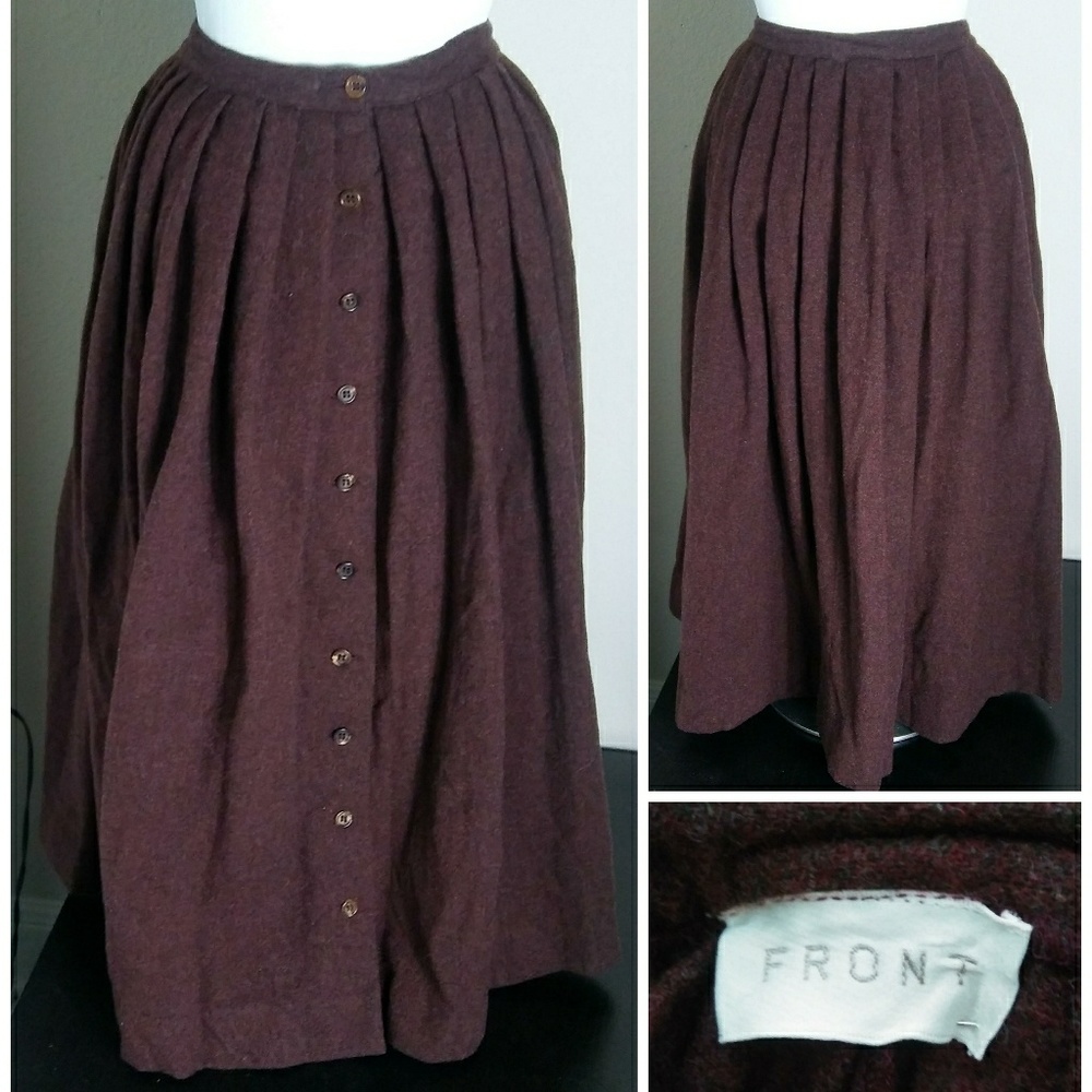 Front | Wool Skirt